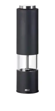 Tropica Electric Pepper and Salt Mill (Black) - 21.5cm