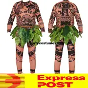 MAUI CHARACTER ADULT COSTUME + Accessory M XL XXL PLUS