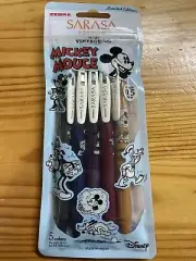 Disney SARASA Clip Ink Vintage 5 Colors .5mm ZEBRA Mickey with Friends NEW