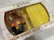 Hermione Granger Harry Potter Egg Cup Toast Cutter Set Wizard World Collect New