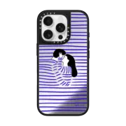 iPhone 16 Pro Mirror Case MagSafe Compatible Love Stripe