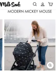 Milk Snob Disney’s Modern Mickey Mouse White Black Gender Neutral 5-in-1 Cover