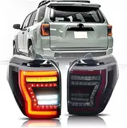 1 Pair LED Tail Light Assembly Compatible For Toyota 4Runner 2010-2024 Turn Signal DRL Light﻿