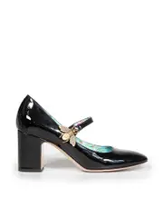 Black Patent Lois Bee Mary Jane Pumps