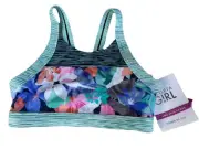 Athleta Girl Surfs UP Bikini Top Lara Floral Small Size 7
