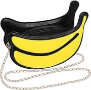 CALLARON Banana Purse Crossbody Bag for Women Funny Phone Bag with Durable PU Material Lightweight Design and Capacity for Everyday Essentials