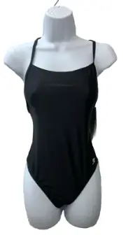 Speedo Women's Prolt Super Pro One Piece Swimsuit Size 8/34 Swimwear Blaack