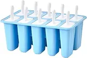 Ice Pop Mold - Silicone Ice Pop Maker,Multiple Cavity Reusable Making Tool Baby Food Storage Container for Yogurt Sticks Lollipop Healthy Snacks Teens Adults