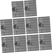 LALAFINA Postage Stamp Album Page 10pcs Stamp Collecting Supplies Pvc Double-sided