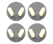 Hooks,Power Plug Line Hook,Hook for Keys, Towel, Kitchen Utensils-Ash