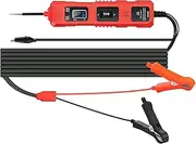 Power Circuit Probe Tester with Long Cable Multifunctional Car Circuit Tester for Pickup Truck Off Road Vehicle Motorcycle Boat(red)