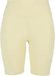 Women'S Ladies High Waist Tech Mesh Cycle Shorts Yoga