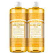 Dr. Bronner'S Magic Soap-Pure-Castile Liquid Soap (Citrus, 32 Ounce, 2-Pack)-Reg