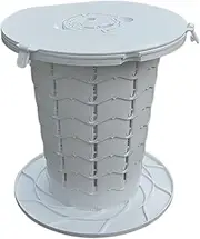 Folding Toilet | Portable Potty for Camping | Waterproof Lightweight Portable Potty Seat with 881 Lbs Capacity Bucket for Bedside