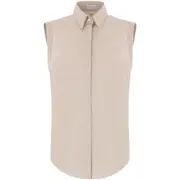[Brunello Cucinelli] Brunello Cucinelli Poplin Shirt L NEUTRALS
