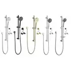 Decaura Hand Held Shower Head On Sliding Rail Set Shower Mixer Tap Wall Tapware