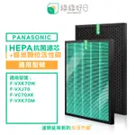 綠綠好日 適用 PANASONIC 國際牌 F-VXK70W F-VC70XK F-VXJ70 抗菌 HEPA 濾芯 濾網