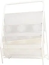Generic Kids Slings Bookshelf Organizer 3 Layer Bedroom Reading Book Classroom Boys Girls Preschool Kindergarten Child Display Stand, White