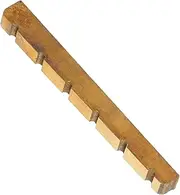 JOINPAYA 6 String Replacement Brass Guitar Nut for String Electric Bass Durable Instrument Accessory with Precise Slot for Enhanced Tonal Quality