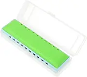 Kisangel Portable Harmonica Beginner Mouth Organ for Bright Colors Musical Students and Young Musicians