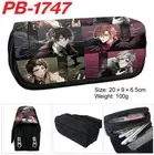 Bungo Stray Dogs PU Pencil Case Children Stationery Bag Women Make Up Pouch