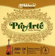 D'Addario Pro-Arte Viola Single A String, Short Scale, Medium Tension
