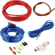 MAGICLULU 1Set Amplifier Wiring Kit Subwoofer Installation Cable Kit for Car Audio Systems Power Wires for Stable Connection and Unique Sound Effects Easy Installation for Vehicle