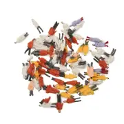 Painted Figures Model Trains ABS Decoration HO Scale Home Room Decor Toys