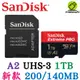 SanDisk Extreme Pro MicroSDXC 1T 1TB A2 U3 TF 200M 高速記憶卡