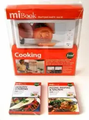 NEW MiBook Player & 4 Cook Book SD Card Recipe Bundle MKC10 ereader pizza
