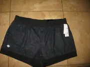 ZELOS WOMEN'S XL ATHLETIC SHORTS NWT BLACK/NAVY