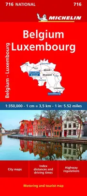 Belgium & Luxembourg - Michelin National Map 716