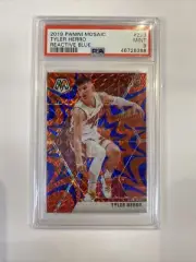 TYLER HERRO 2019 Panini Mosaic Blue Reactive Rookie PSA 9 Card No. 223