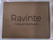 Ravinte 50 Pack 25 Pairs 1/2 inch Overlay Soft Close Hinges for Kitchen Cabinet