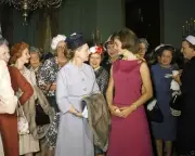 First Lady Jacqueline Kennedy at reception for editors wives New 8x10 Photo