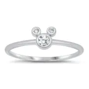 Mickey Mouse sterling silver toe ring