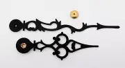 Kieninger Grandfather Clock Hands 4 3/4 Inch W/ HAND NUT Serpentine Mechanical