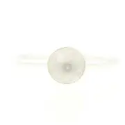 NEW Authentic Pandora April Droplet Ring Silver Rock Crystal 54(US 7) 191012RC