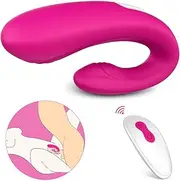 Couples Vibrator with Dual Motors, 9 Powerful Vibration Modes for G Spot Clitoral Stimulation, Waterproof Wireless Vibrator Clitoris Anal Massager Sex Toy for Women or Coulpes