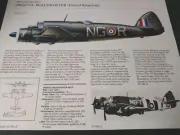 Bristol Beaufighter Picture Out of Print Article Spec Sheet Wall Art Display