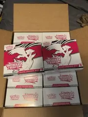 Case of 12 Scarlet & Violet White Flare Elite Trainer Box ETB Pokemon TCG SV10.5