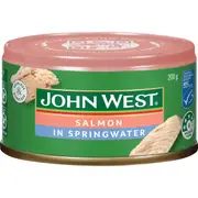 John West Skinless & Boneless Salmon In Springwater 200g