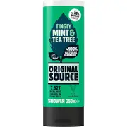 Original Source Body Wash Tingly Mint & Tea Tree Shower Gel 250mL