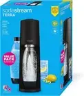 Sodastream Terra Value Pack Sparkling Water Maker with 2 x 1L Dishwasher Safe...