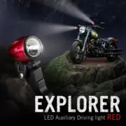 mini LED light spot beam red housing 22- 25mm diameter bar fits bus car