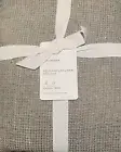 Pottery Barn Belgian Linen Waffle F/Queen Duvet & (2)Stand Sham Set Eucalyptus