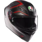 AGV K1 S Sling Helmets Matte Black/Red Lg 2118394003-038-L