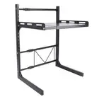H Microwave Oven Shelf Expandable Storage Rack Thickened Carbon Steel New