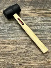 New GearWrench Tools Rubber Mallet with Hickory Solid Wood Handle 16 oz 82259