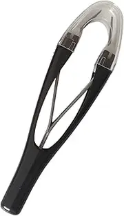Eigell Slanted Eyebrow Tweezers Eyebrow Plucker Portable Automatic Retractable Trimming Eyebrow Clippers Eyebrow Removal Clip for Beginners Salon, Black